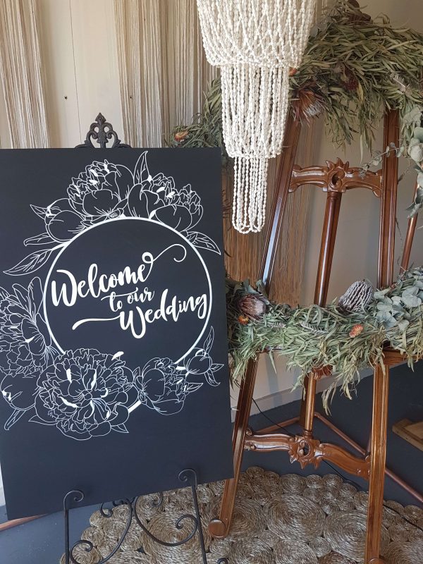 Welcome wedding sign 1