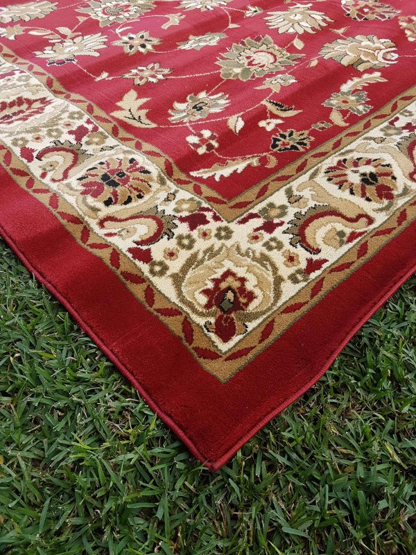 Istanbul red Persian Rug 1