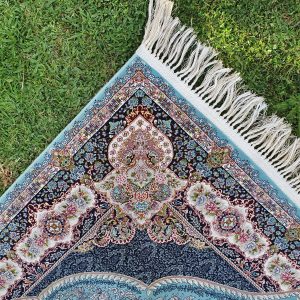 Turquoise Persian rug